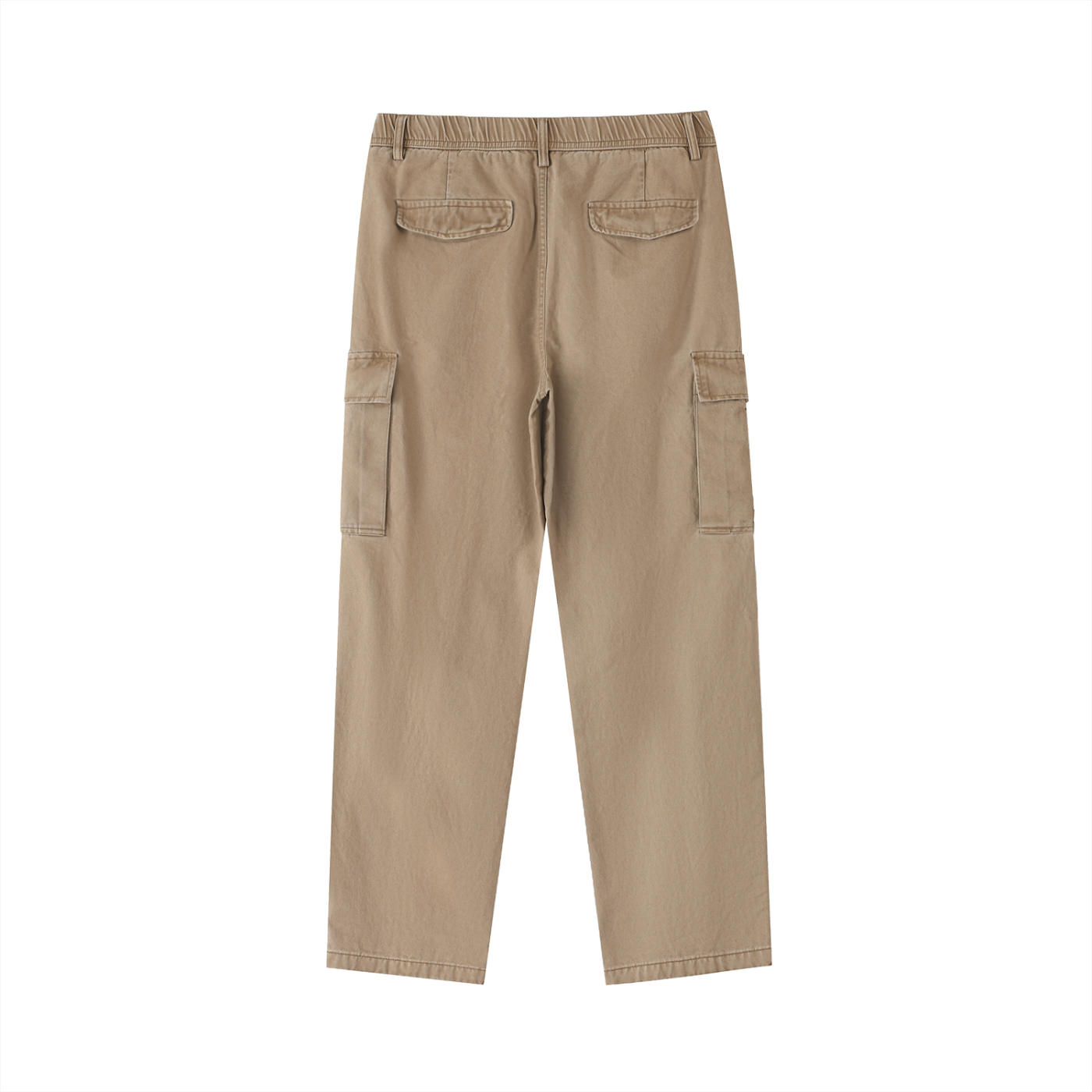 Men’s Cotton Elastic-Waist Cargo Pants