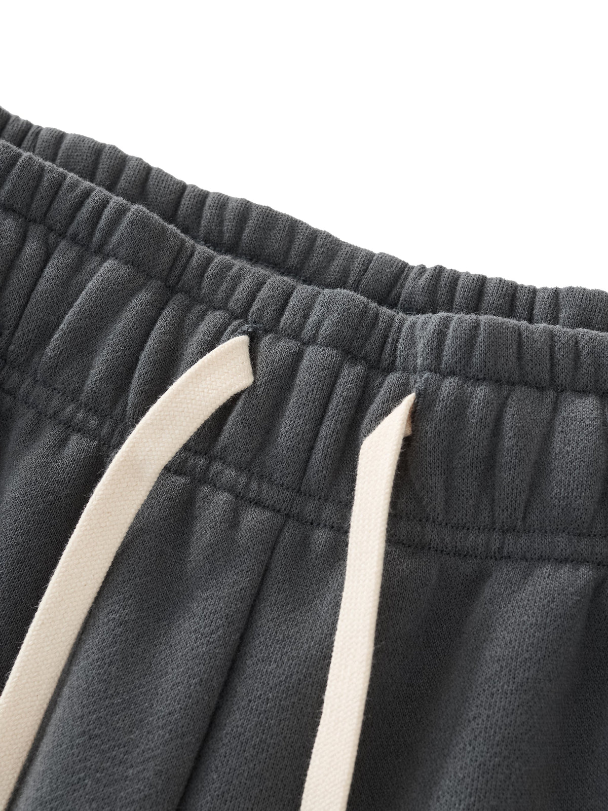 Relaxed Drawstring Three-Quarter Sweatpants