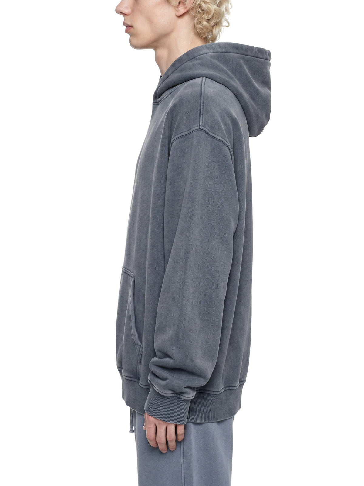 Snow Wash Fleece Oversize Hoodie – product view 2