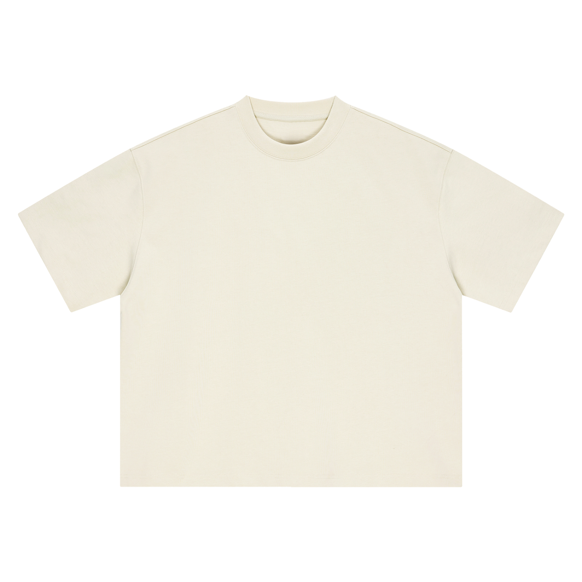 Mild Apricot Unisex Boxy Oversized T-Shirt front view