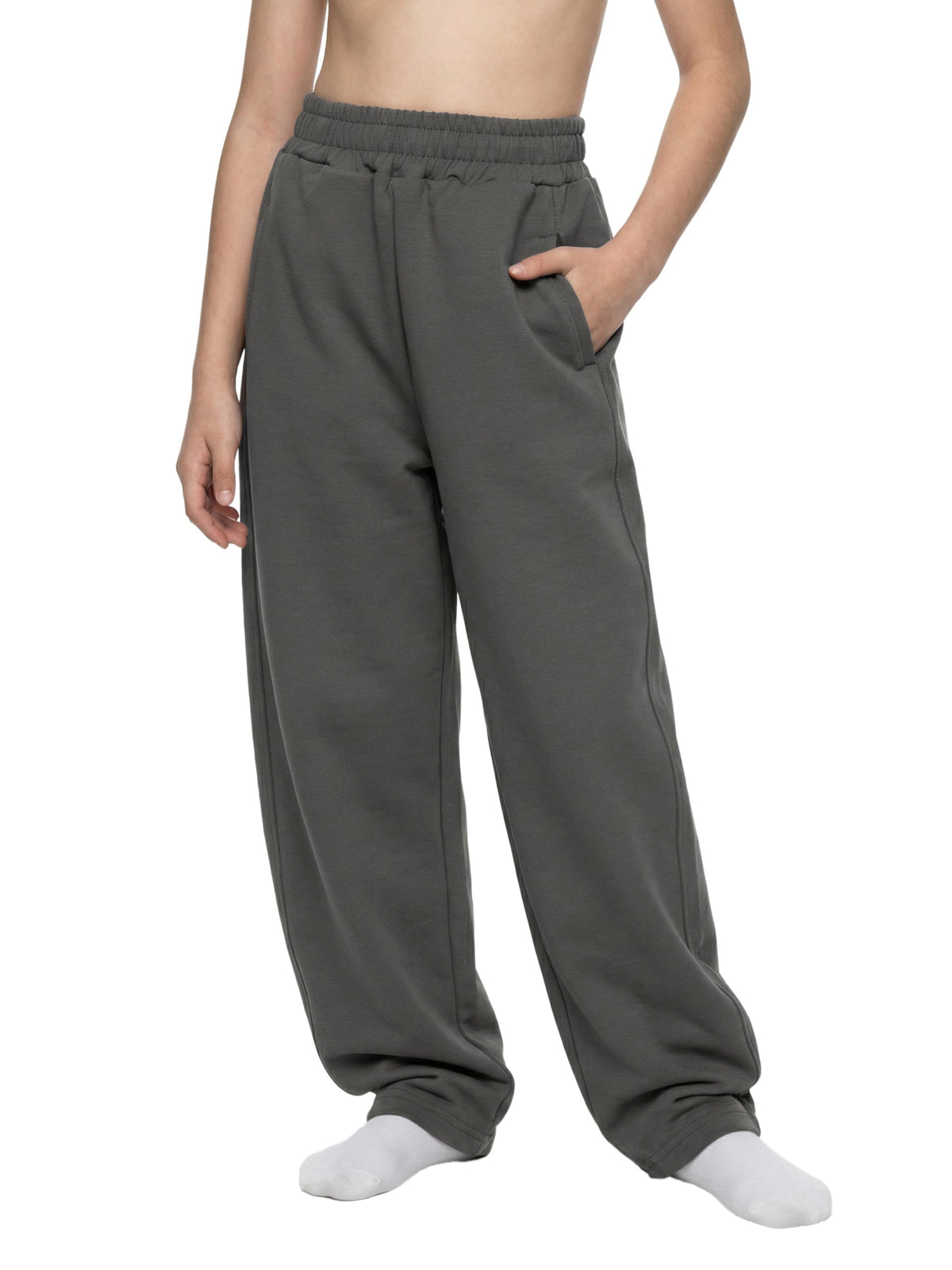 Kids' Loose Wide-Leg Sweatpants
