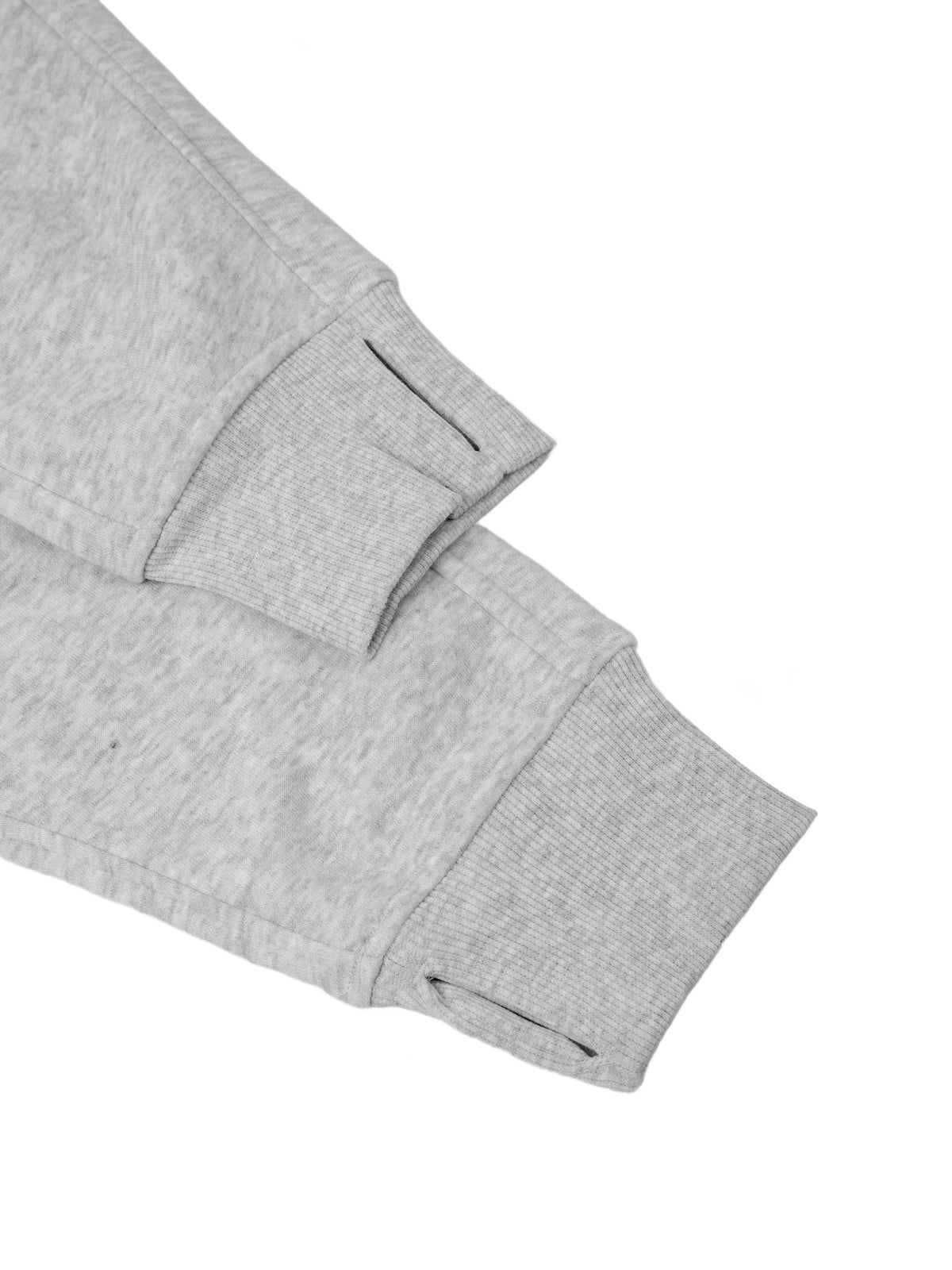 Cropped Zip-Through Hoodie