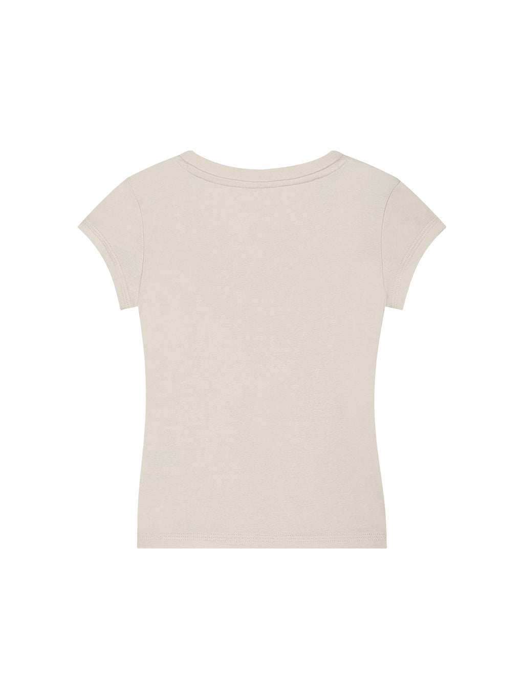 Essential V-Neck Bodycon T-Shirt