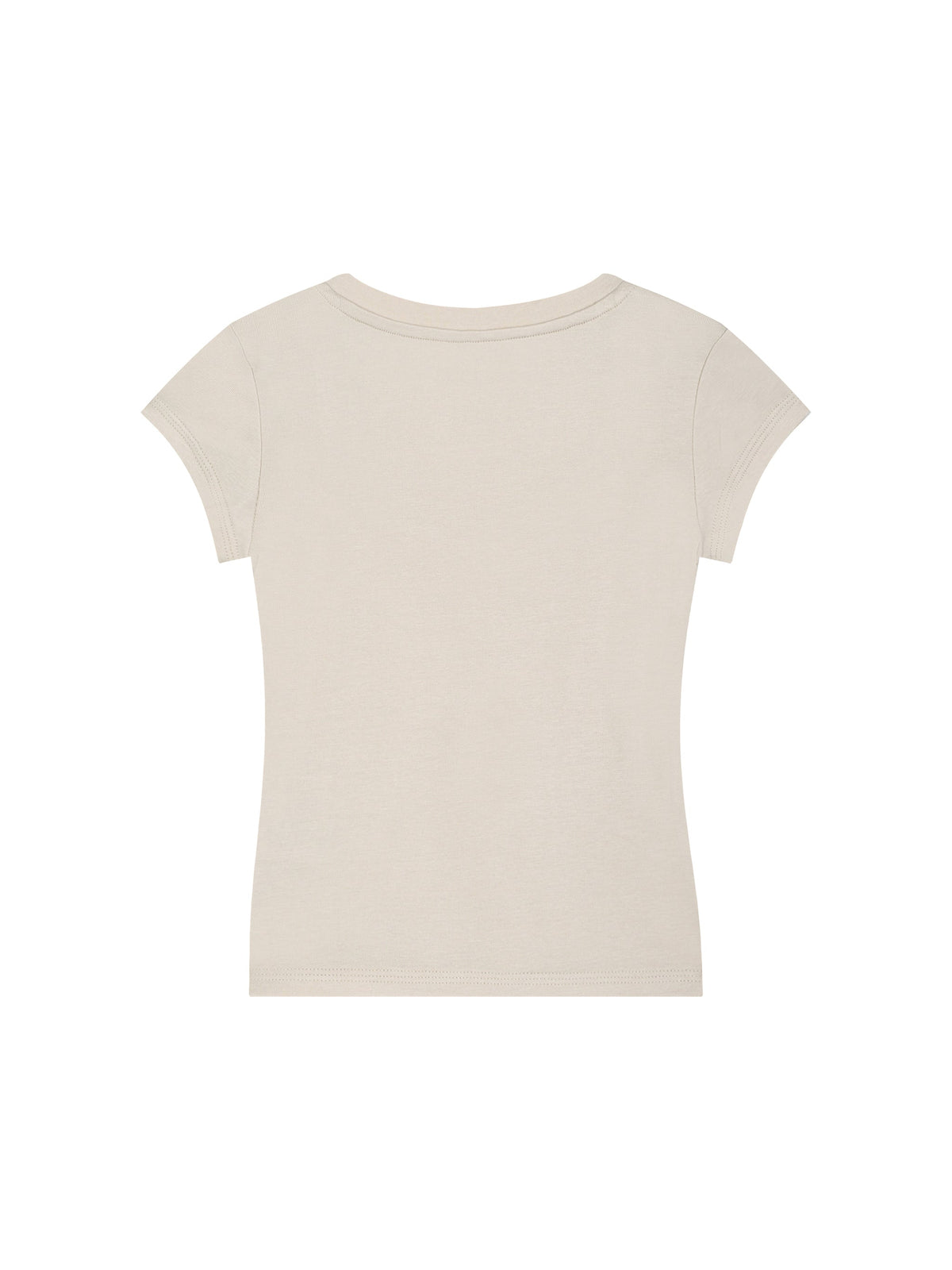 Essential V-Neck Bodycon T-Shirt