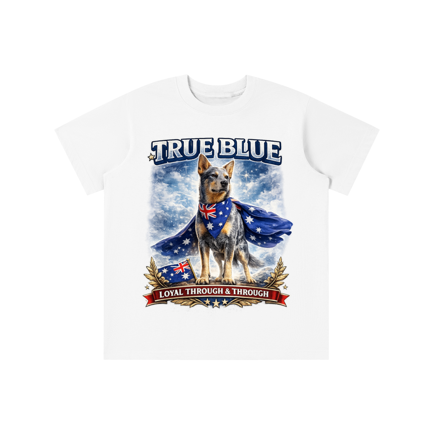 True Blue Aussie Dog Kids' Cotton T-Shirt