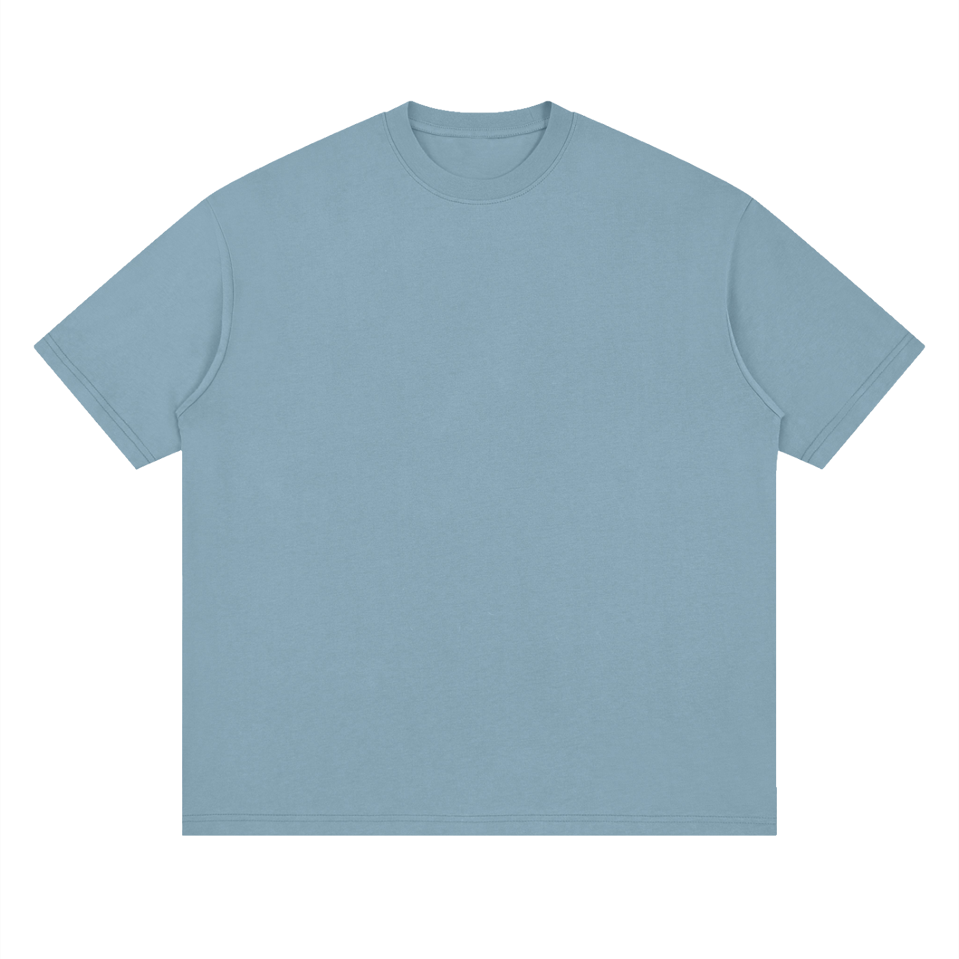 Streetwear Loose Drop Shoulder T-Shirt - Rain Washed front