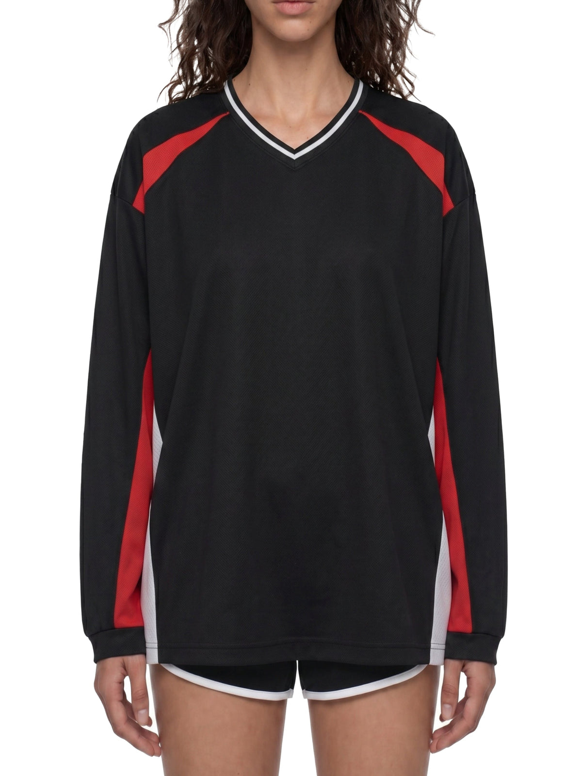Unisex Colour Block Long Sleeve Jersey