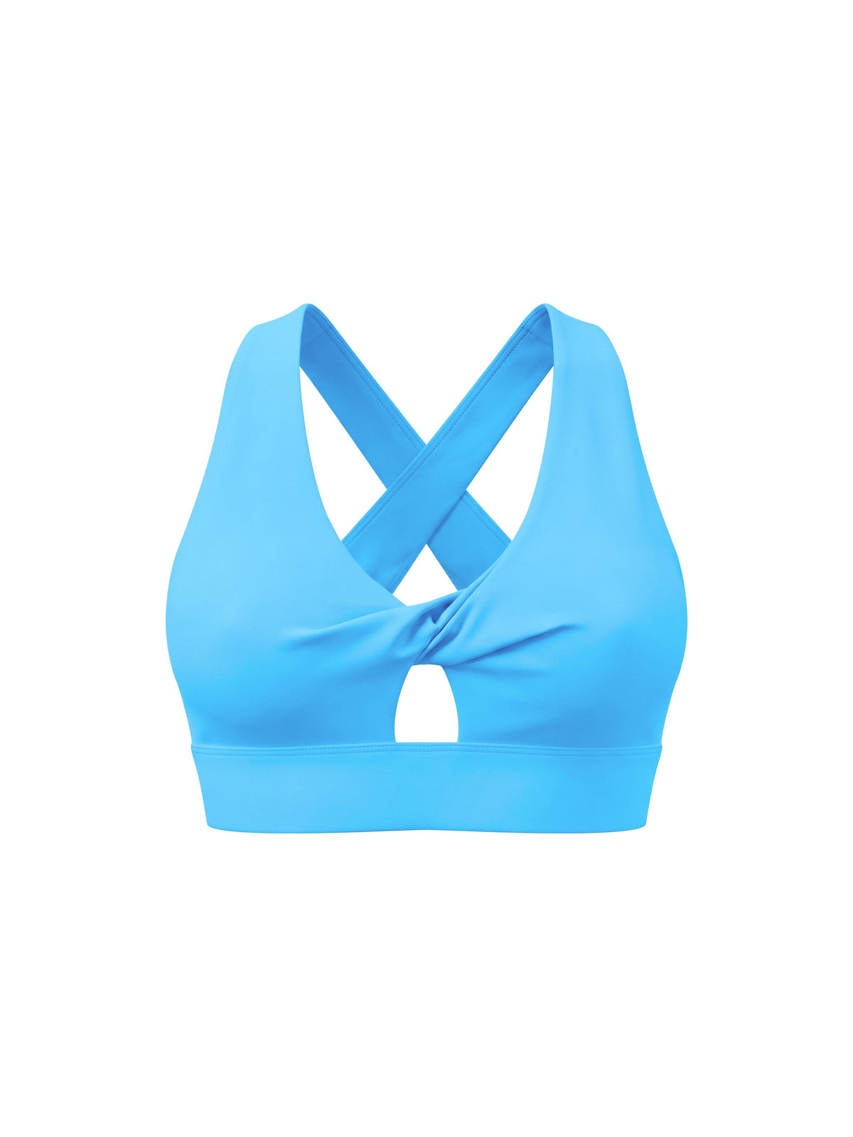 Women's Twist Front V-Neck Sports Bra