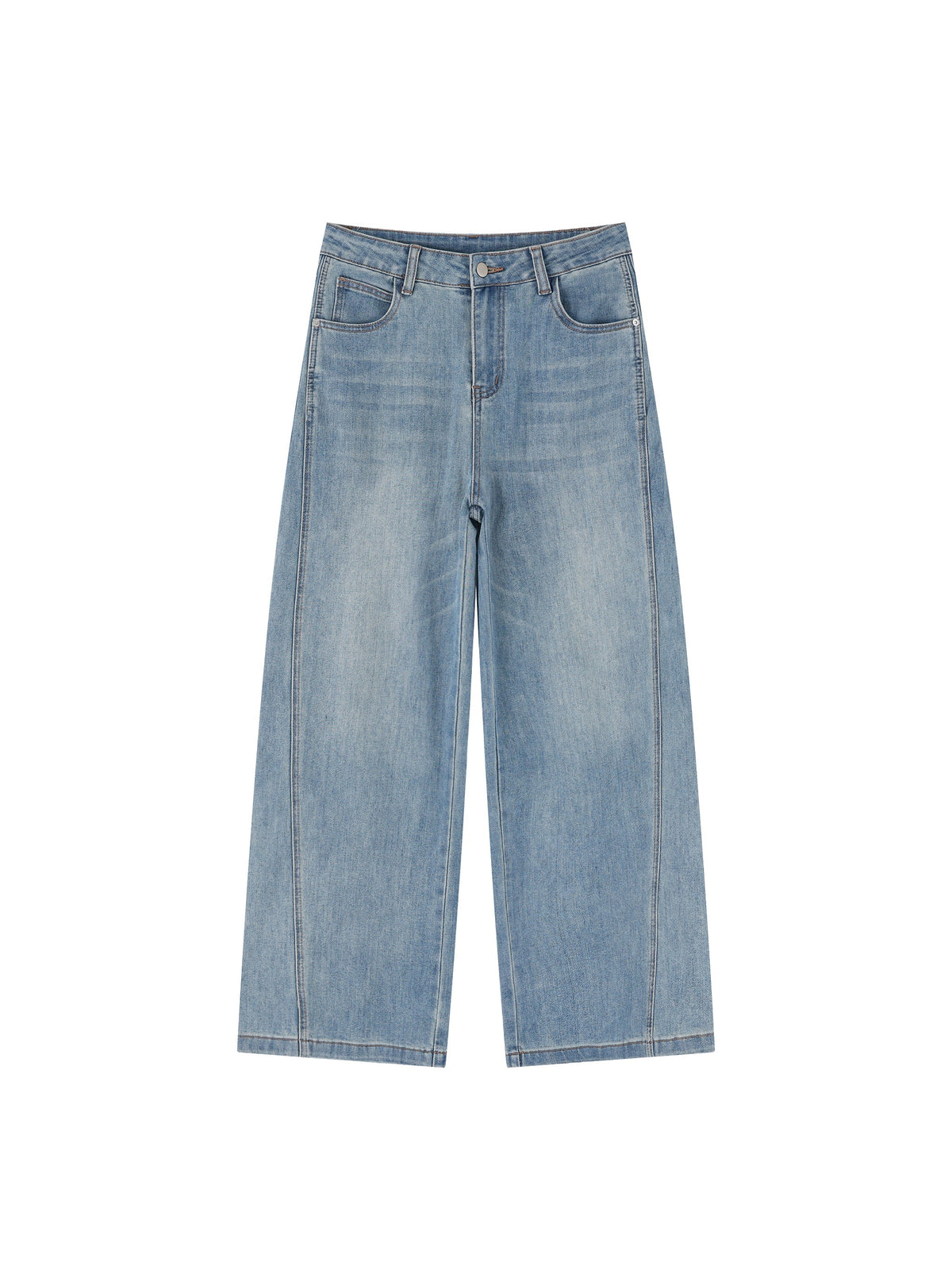 Women’s Vintage Wash High Rise Wide Leg Jeans
