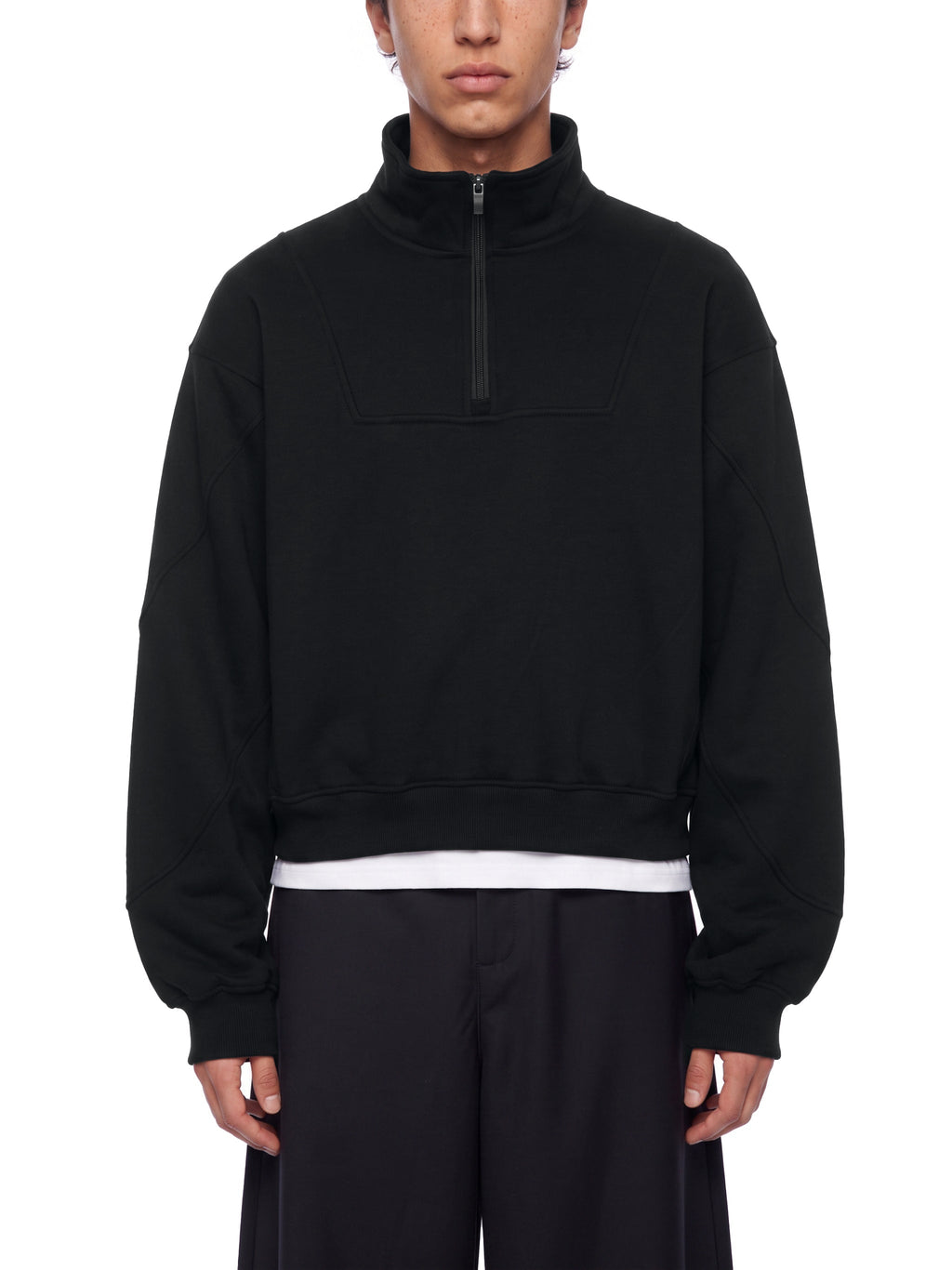 Women’s Loose Fleece Quarter-Zip Sweatshirt