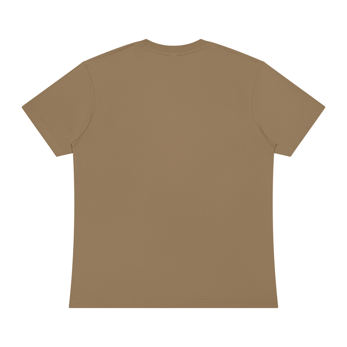 Off Script Sorona Crewneck T-Shirt - Khaki back view