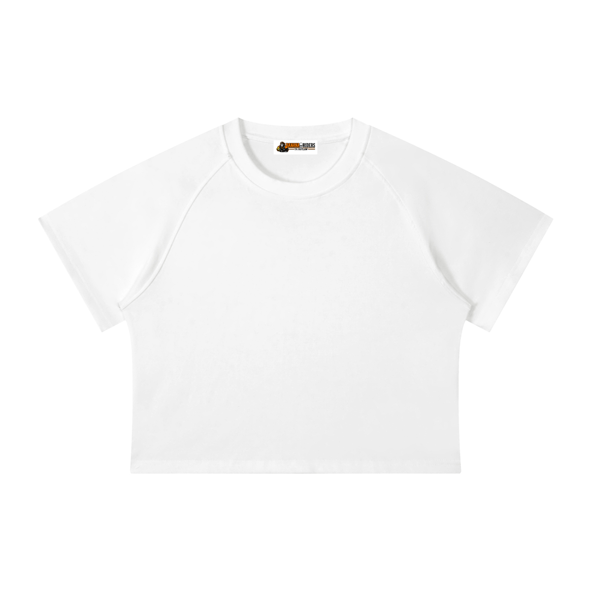 Women's Mineral Wash Raglan Crop T-Shirt