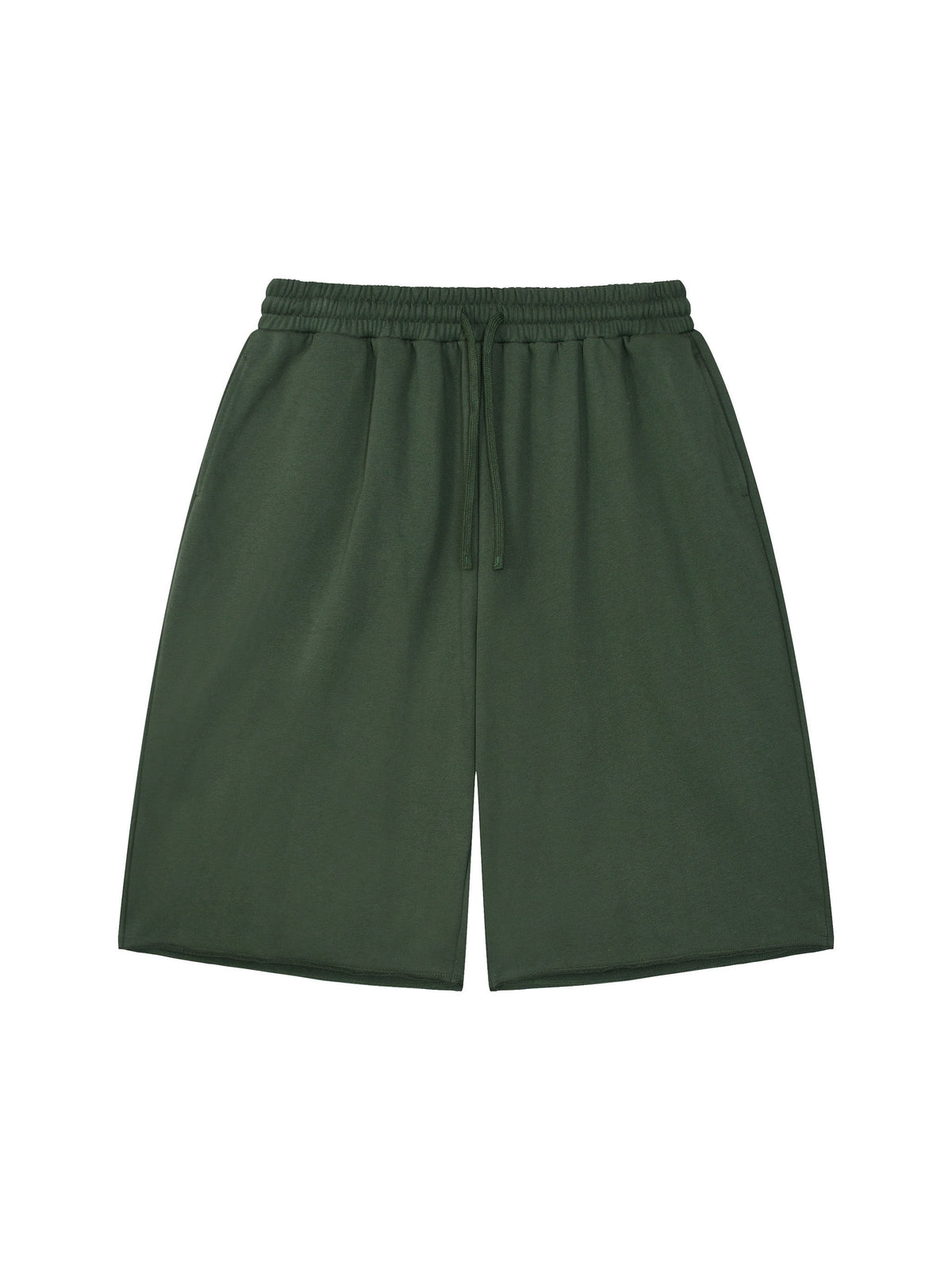 Unisex Loose Raw Edge Shorts
