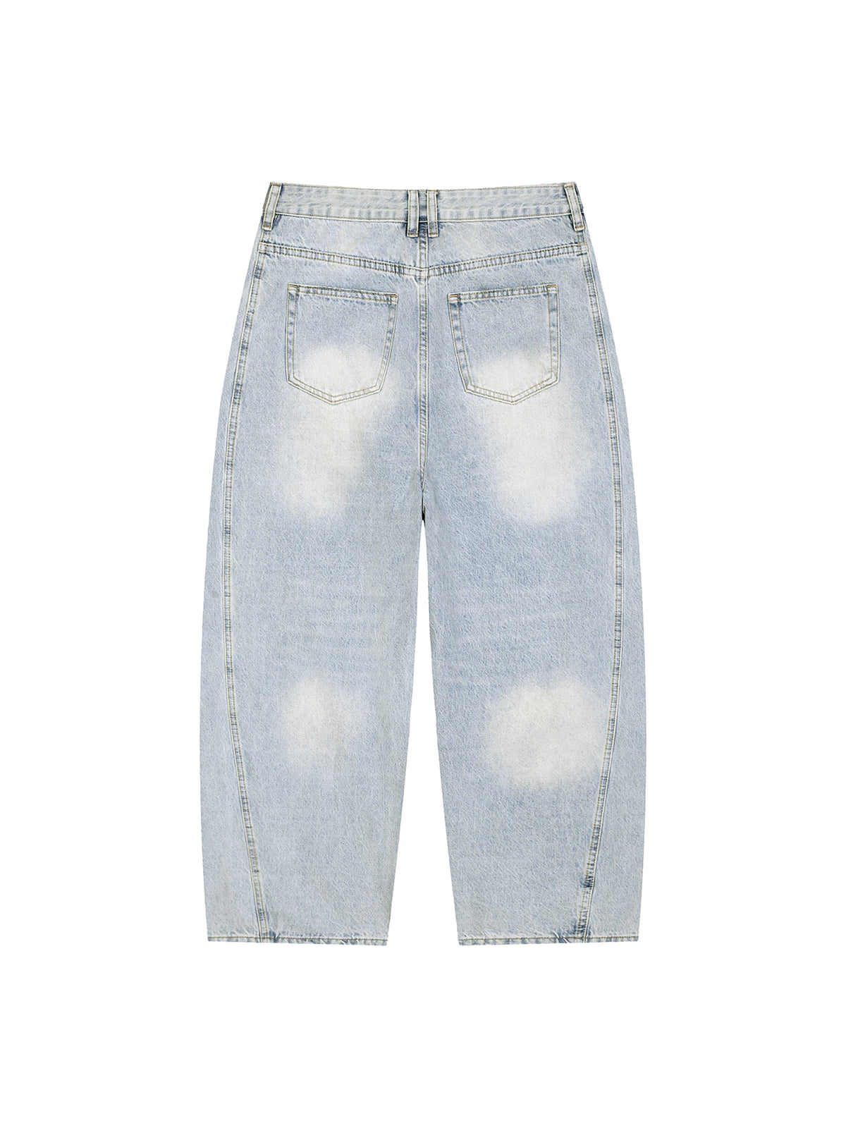 Men’s Vintage Wash Sunfade Barrel Leg Jeans