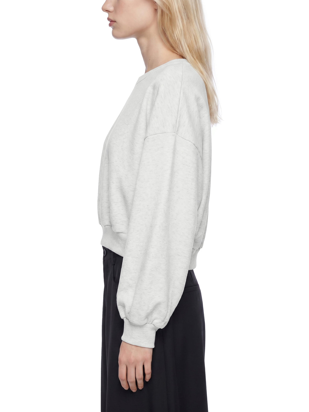 Women's Boxy Cropped Crewneck Sweatshirt