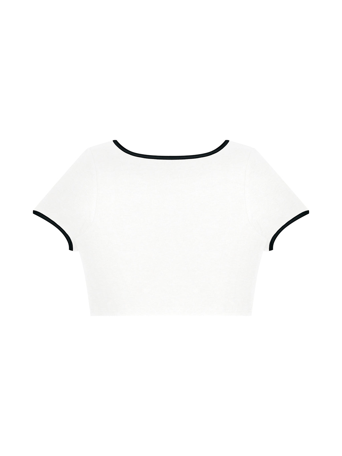 Women's Color Block Crop T-Shirt