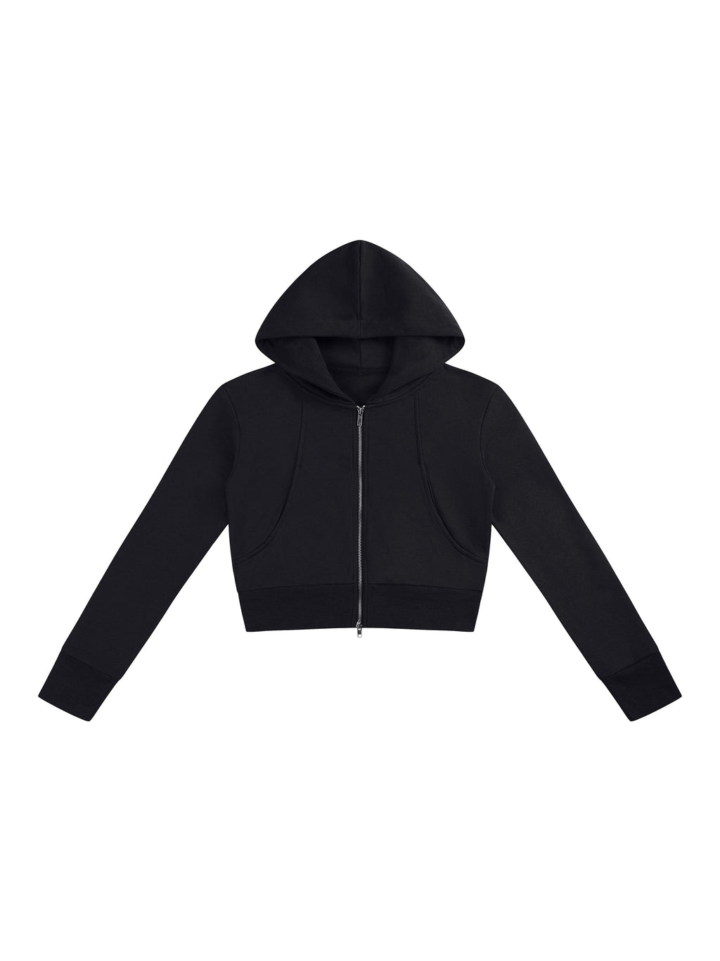 Women’s Slim Crop Full Zip Hoodie