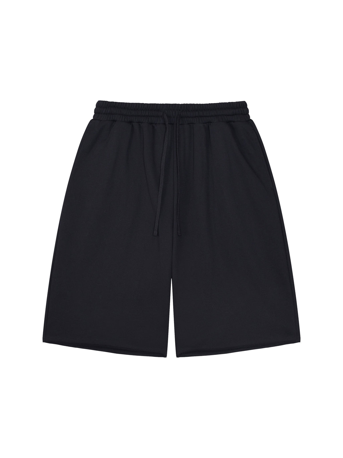 Unisex Loose Raw Edge Shorts