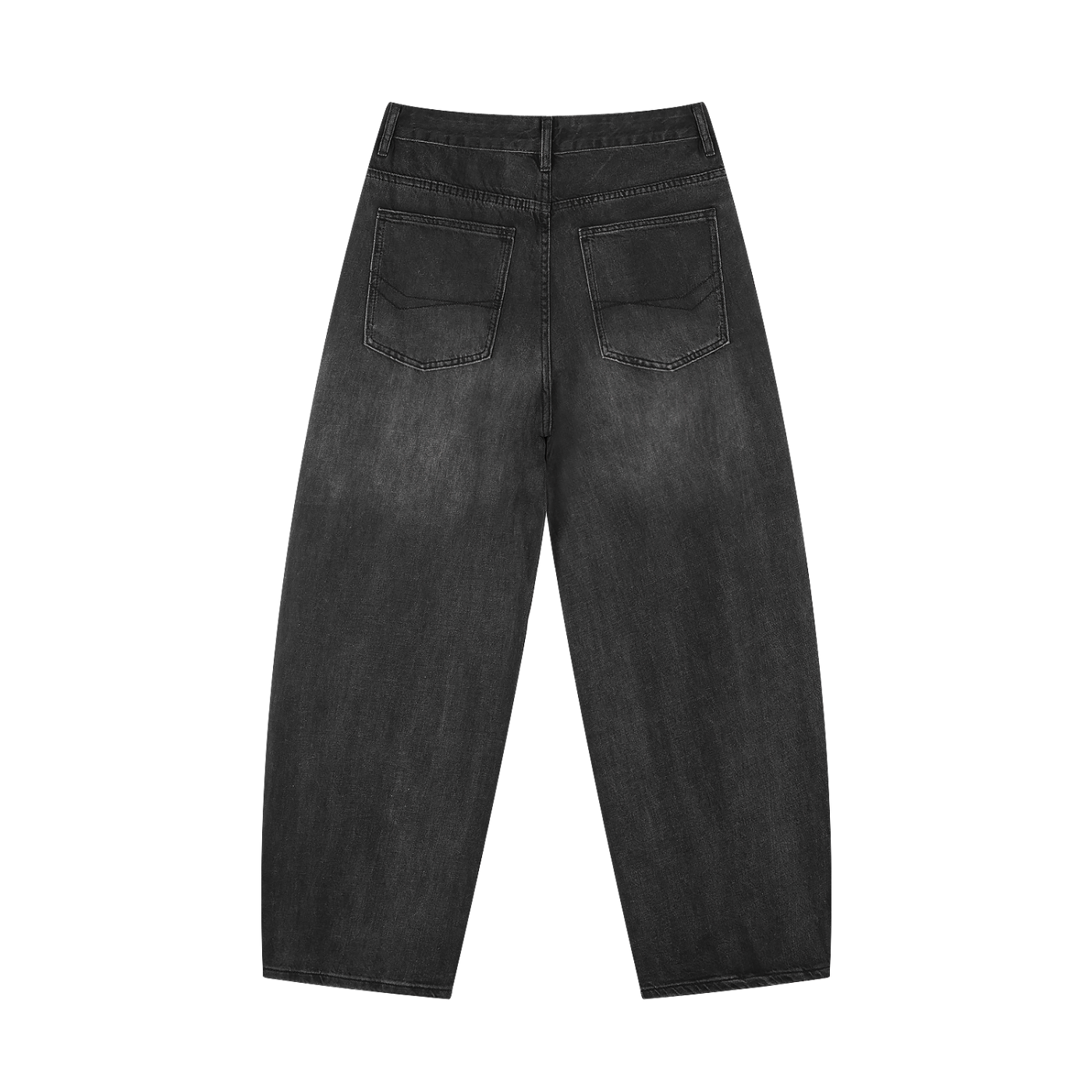 Men’s Sunfade Vintage Wash Barrel Leg Jeans