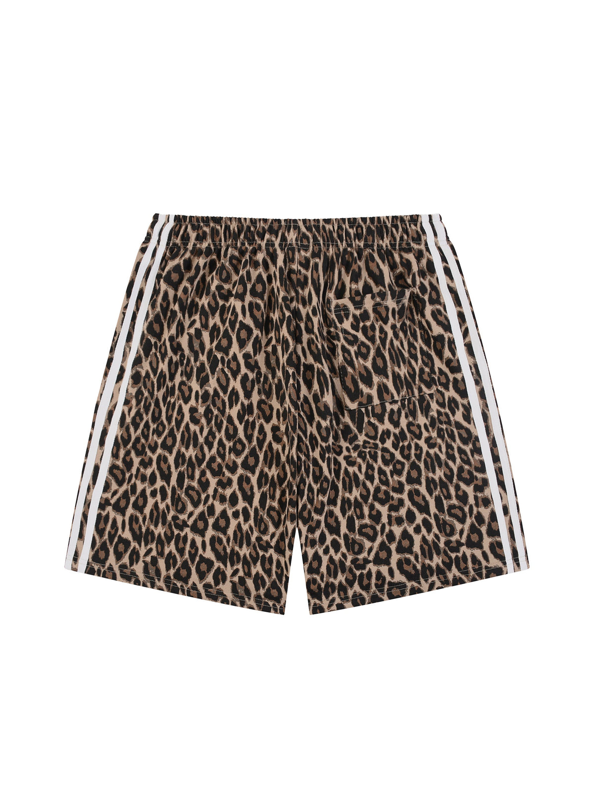 Unisex Heavyweight Leopard Drawstring Shorts