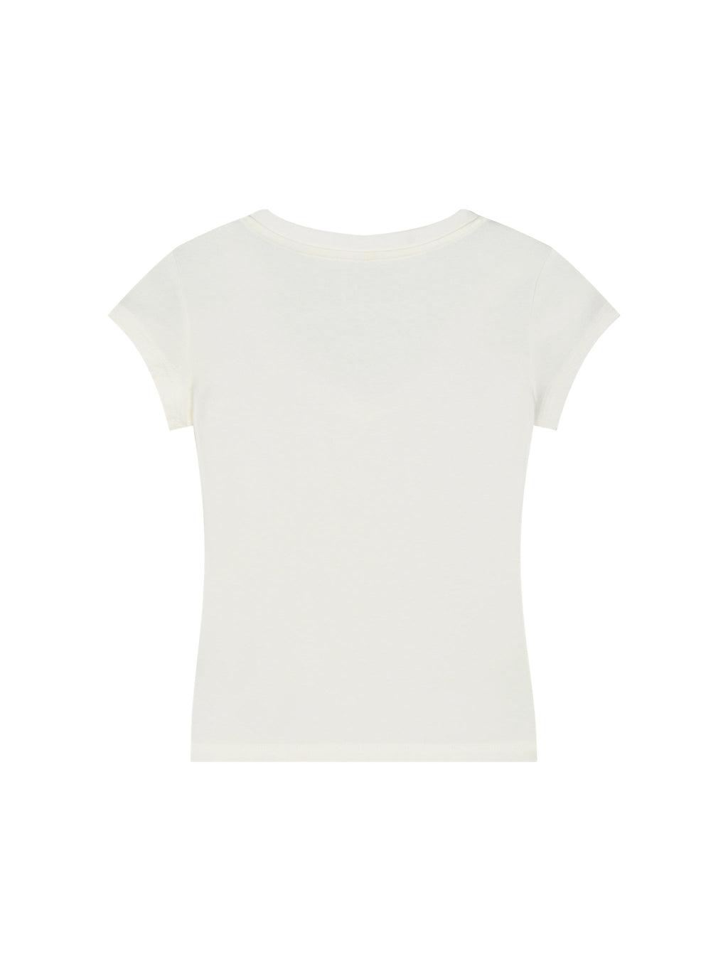 Essential V-Neck Bodycon T-Shirt