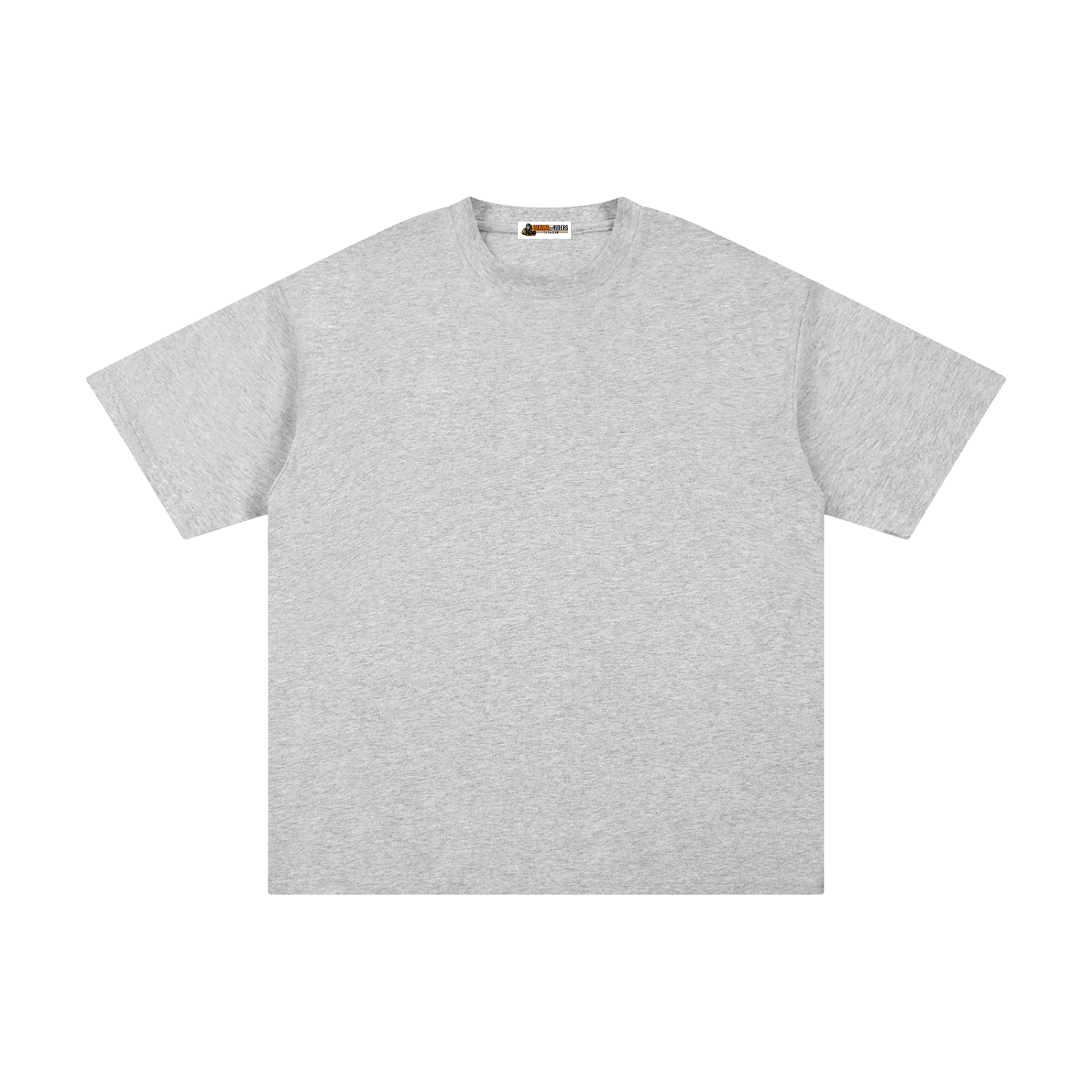 Unisex Pure Cotton T-Shirt – Flower Grey front