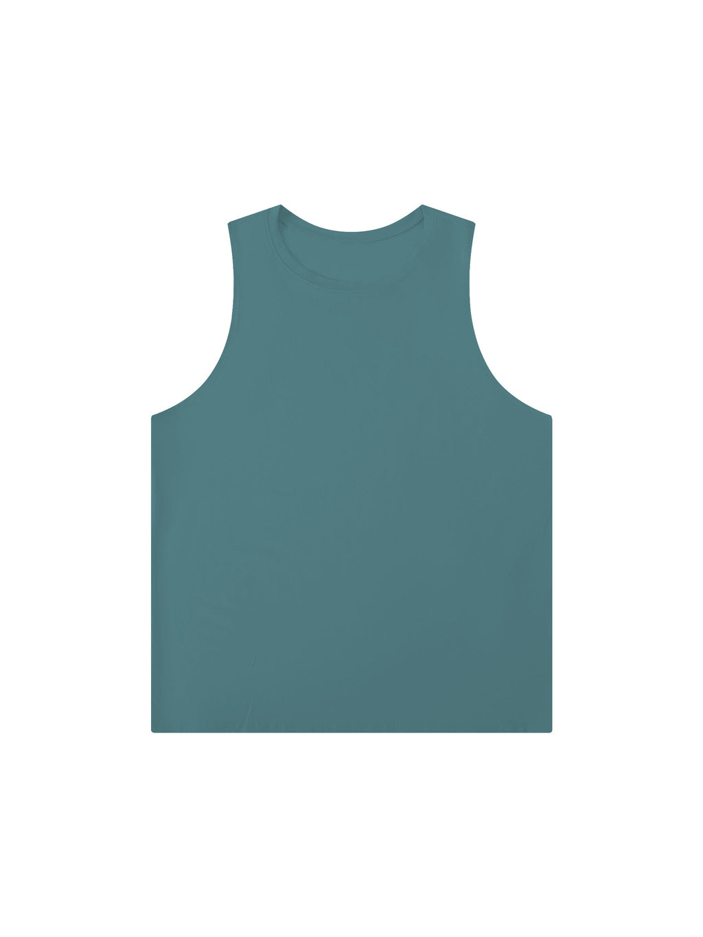 Men's Solid Colour Crewneck Tank Top