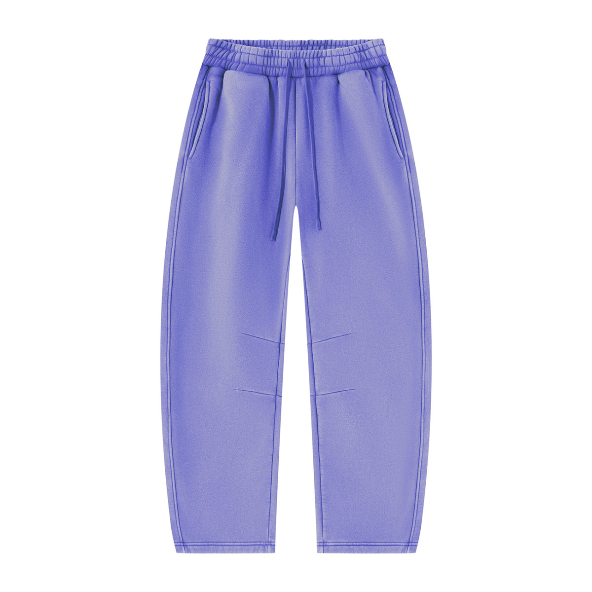 Unisex Vintage Wash Barrel-Leg Fleece Sweatpants V3
