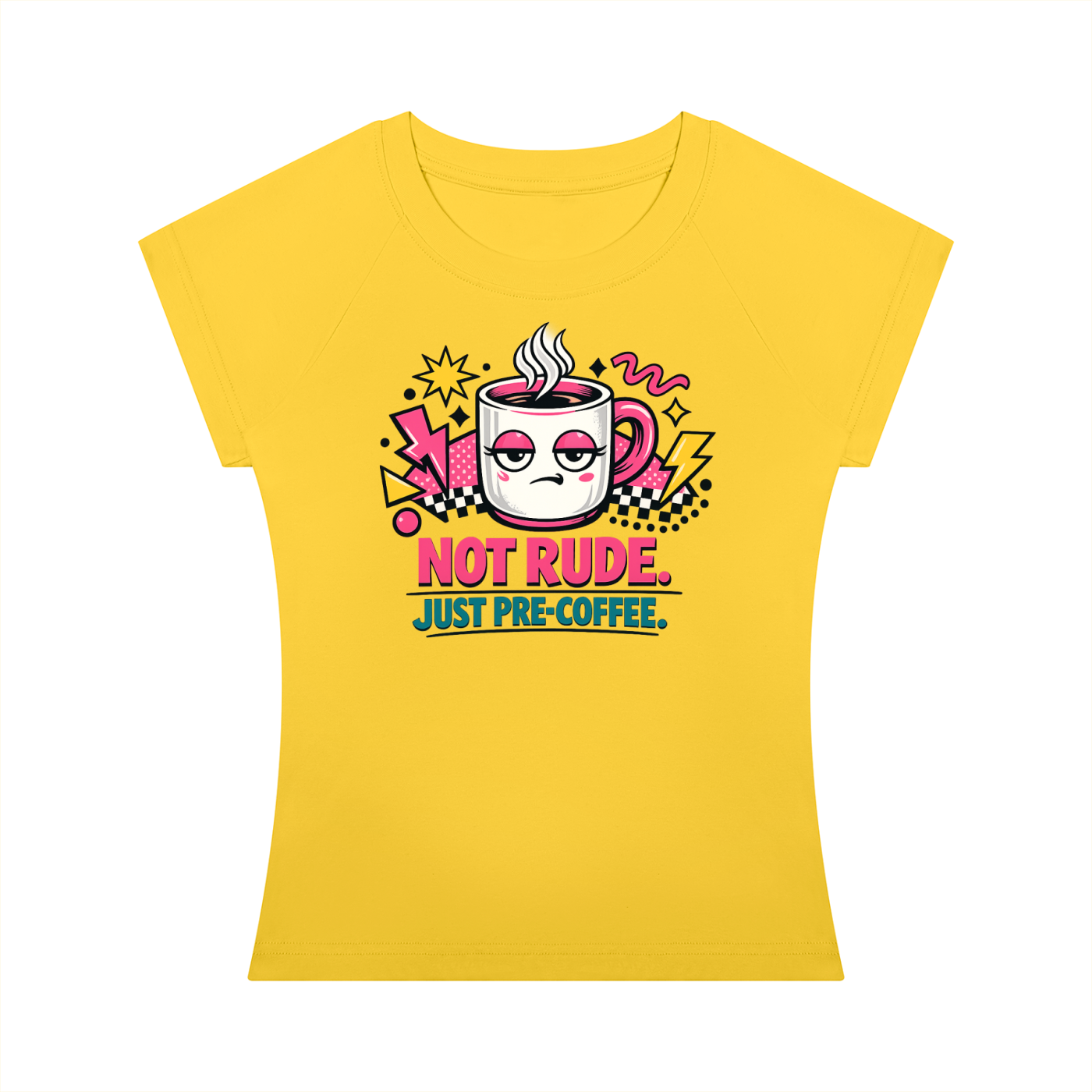 Not Rude Women’s Slim Raglan T-Shirt