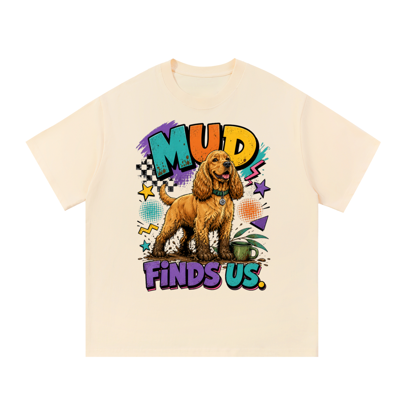 The Mud Finds Us Unisex Heavyweight Cotton T-Shirt