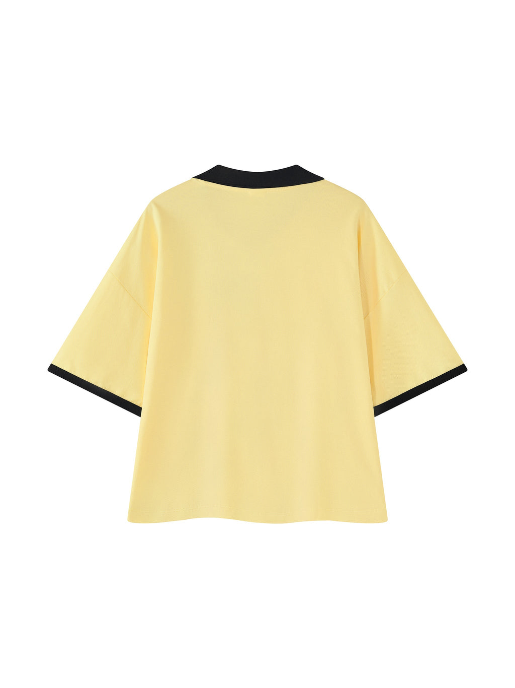 Unisex Collared Piping Boxy Soccer Jersey