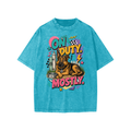 On Duty Mostly snow-washed kids’ T-shirt in sky blue
