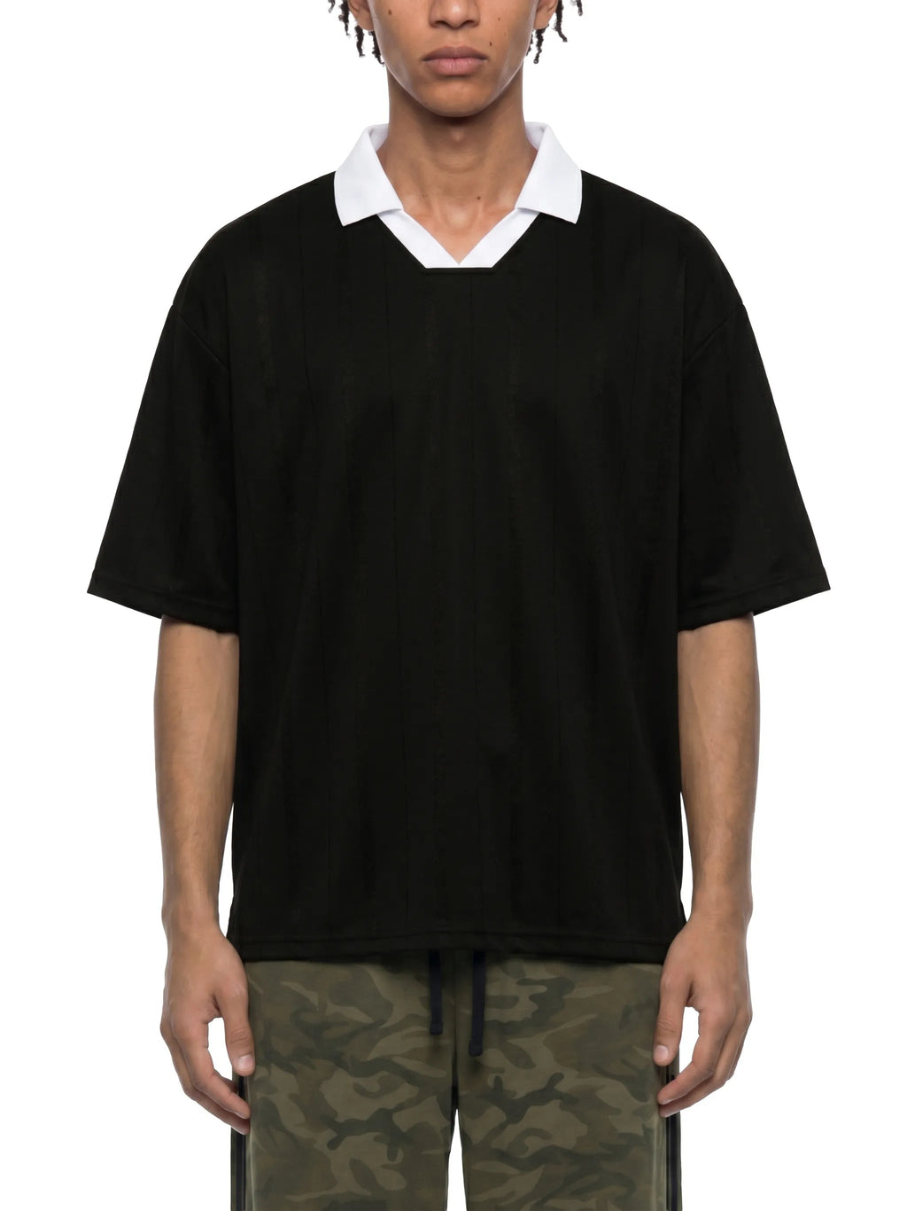 Unisex Striped Boxy Soccer Jersey