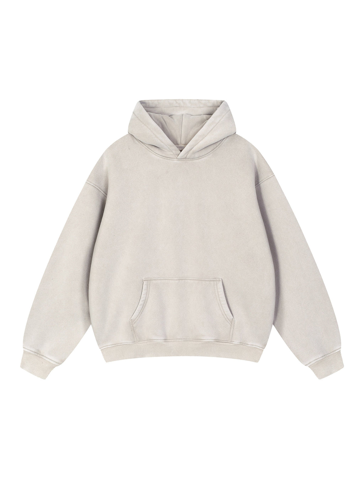 Snow Wash Fleece Oversize Hoodie – Mild Apricot