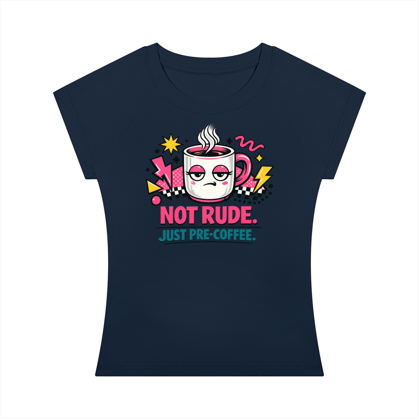 Not Rude Women’s Slim Raglan T-Shirt