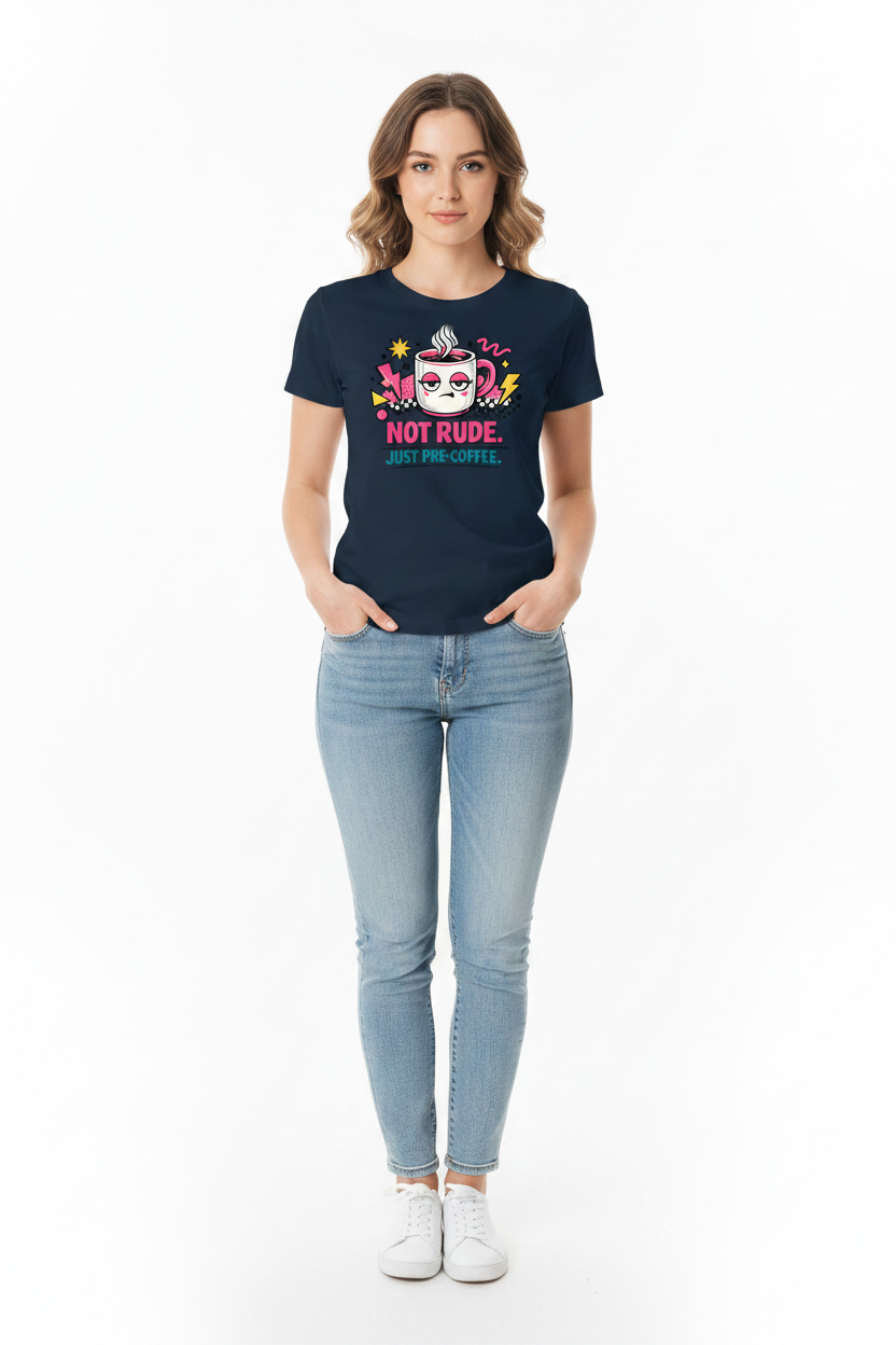 Not Rude Women’s Slim Raglan T-Shirt