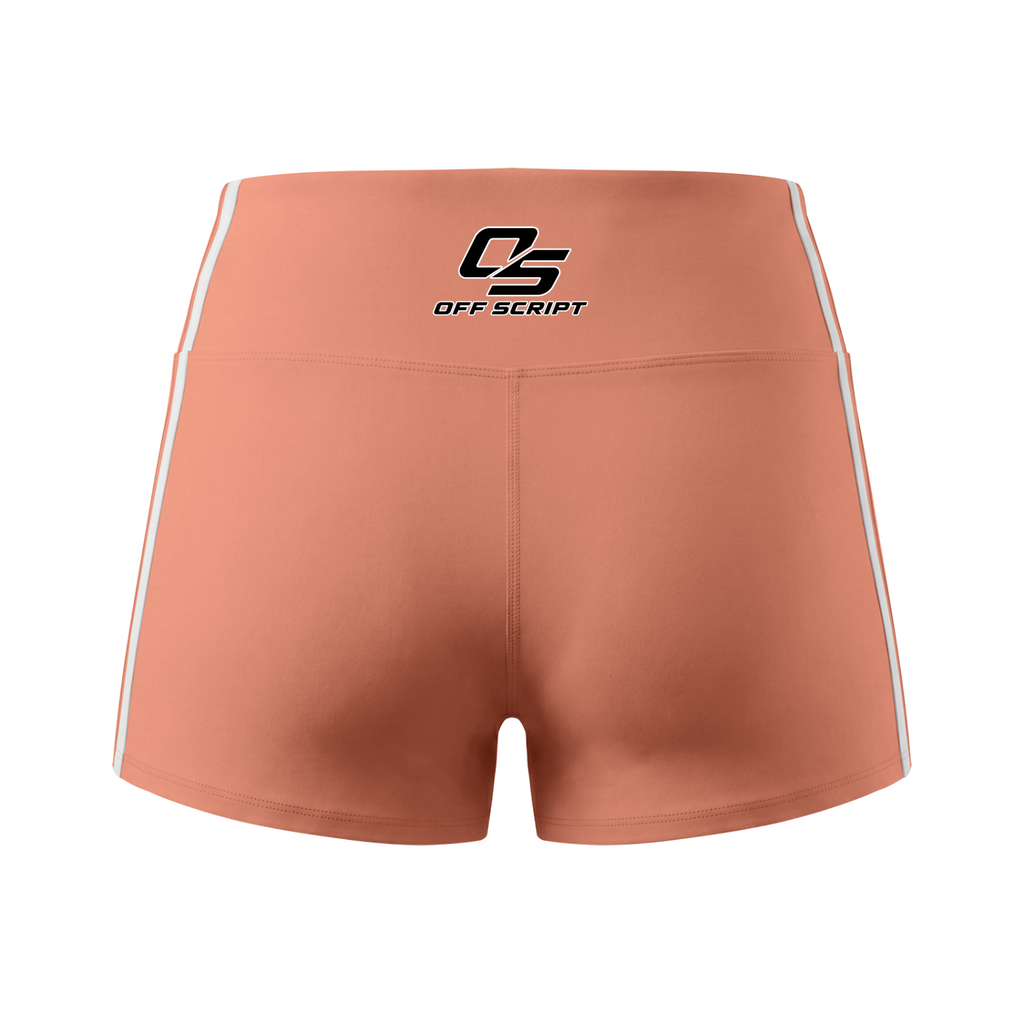 Off Script Women’s High-Waist Colour-Block Yoga Shorts