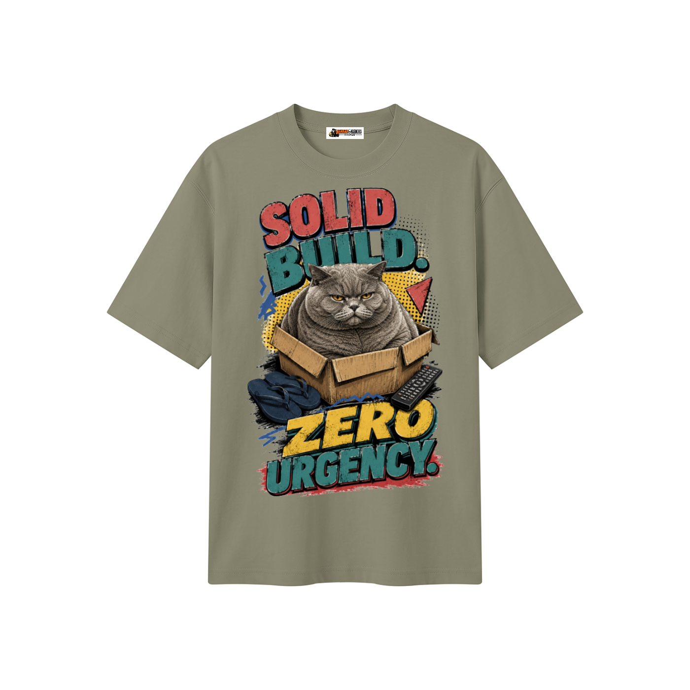 Solid Build Unisex Heavyweight Oversized T-Shirt