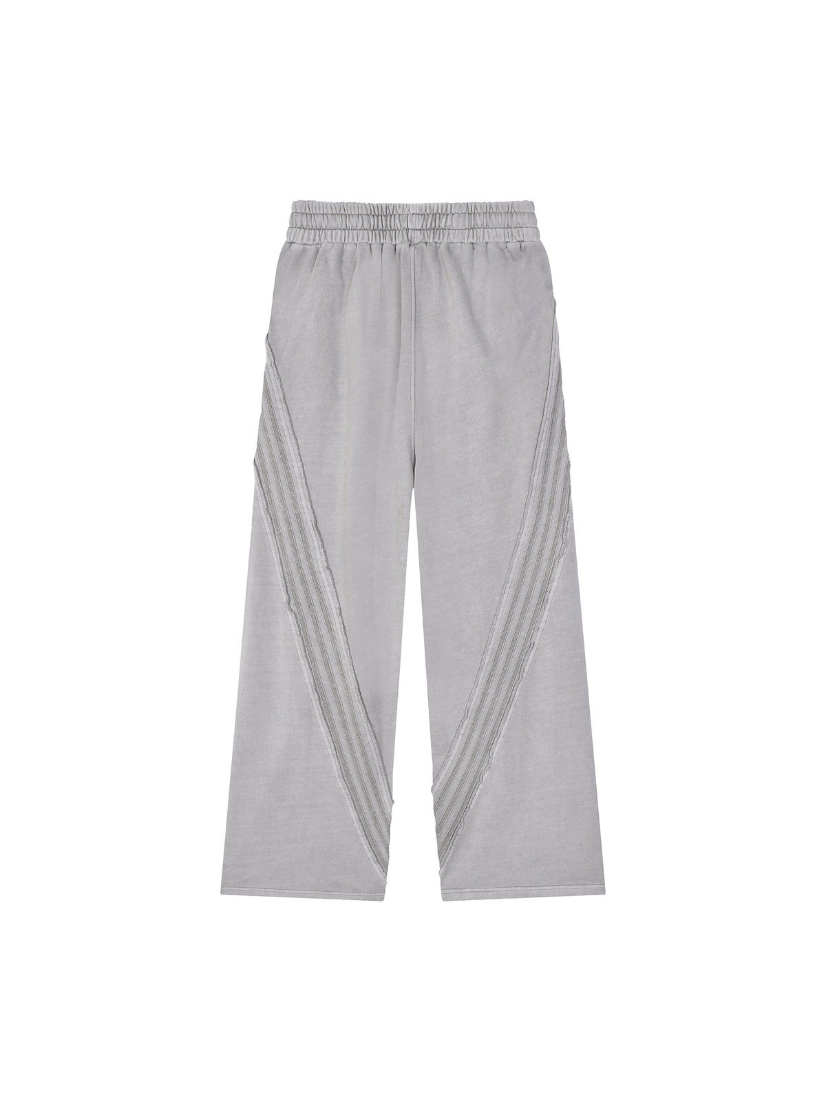 Snow Washed Tape Raw-Edge Sweatpants