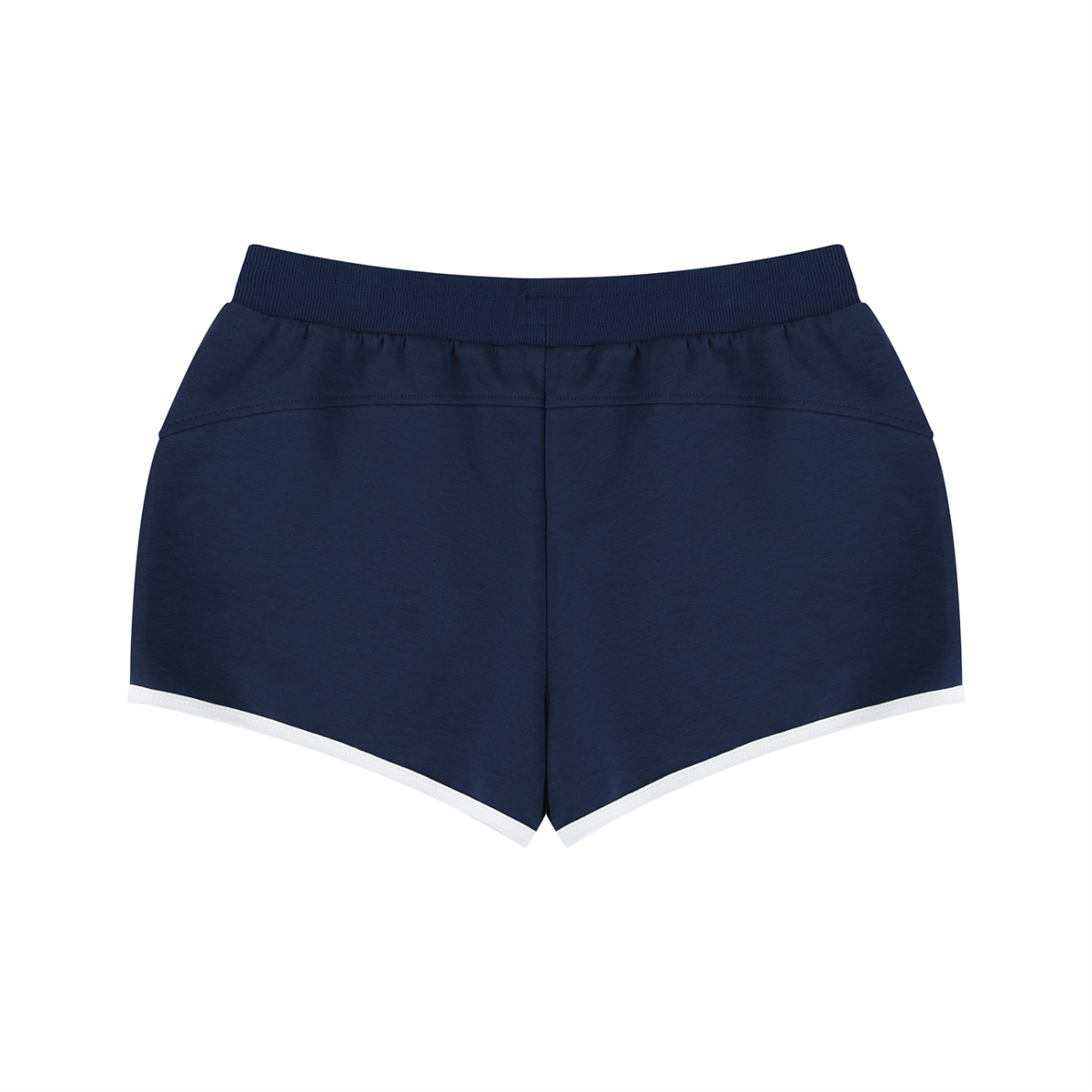 Off Script Women’s Retro Contrast-Binding Shorts