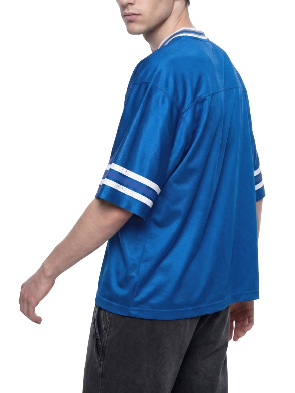 Unisex Boxy Striped Soccer Jersey