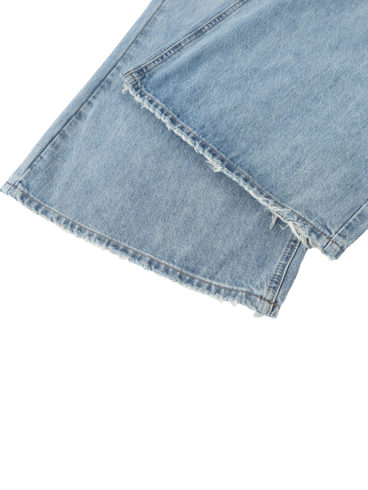 Women's Vintage Wash Distressed Wide Leg Jeans