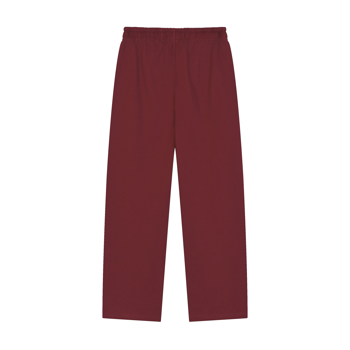 Solid Colour Straight-Leg Sweatpants