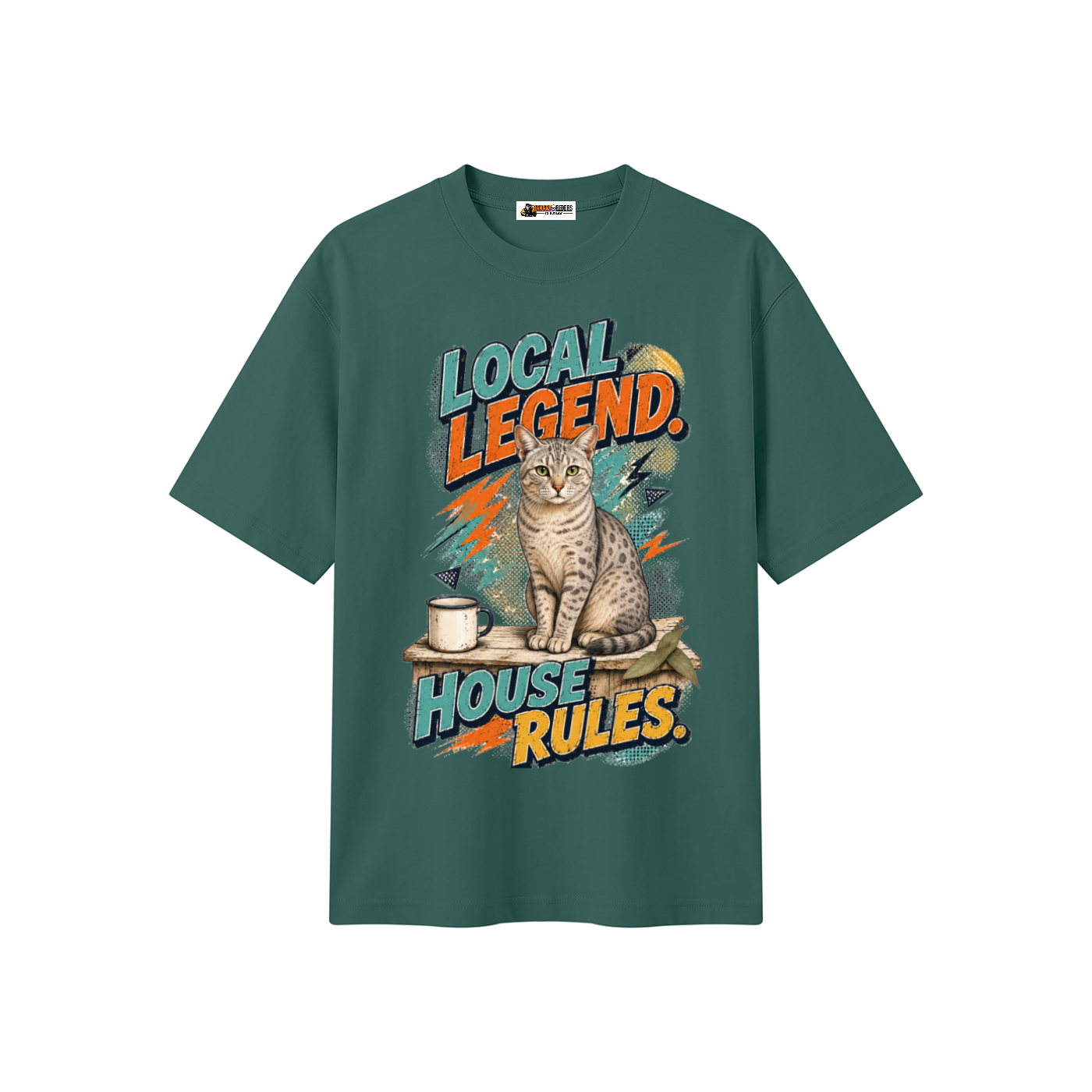Local Legend House Rules Unisex Heavyweight Oversized T-Shirt