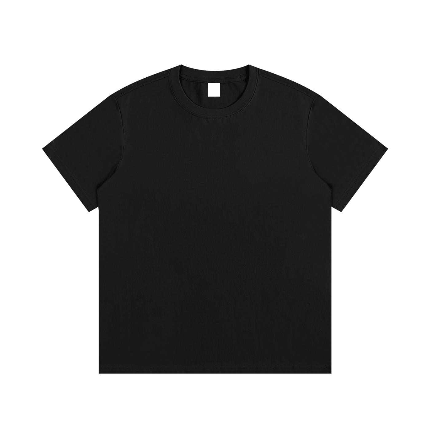 Essential Cotton T-Shirt - Black front