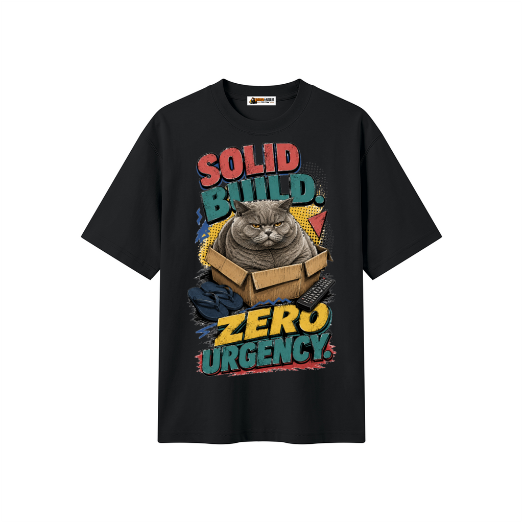 Solid Build Unisex Heavyweight Oversized T-Shirt