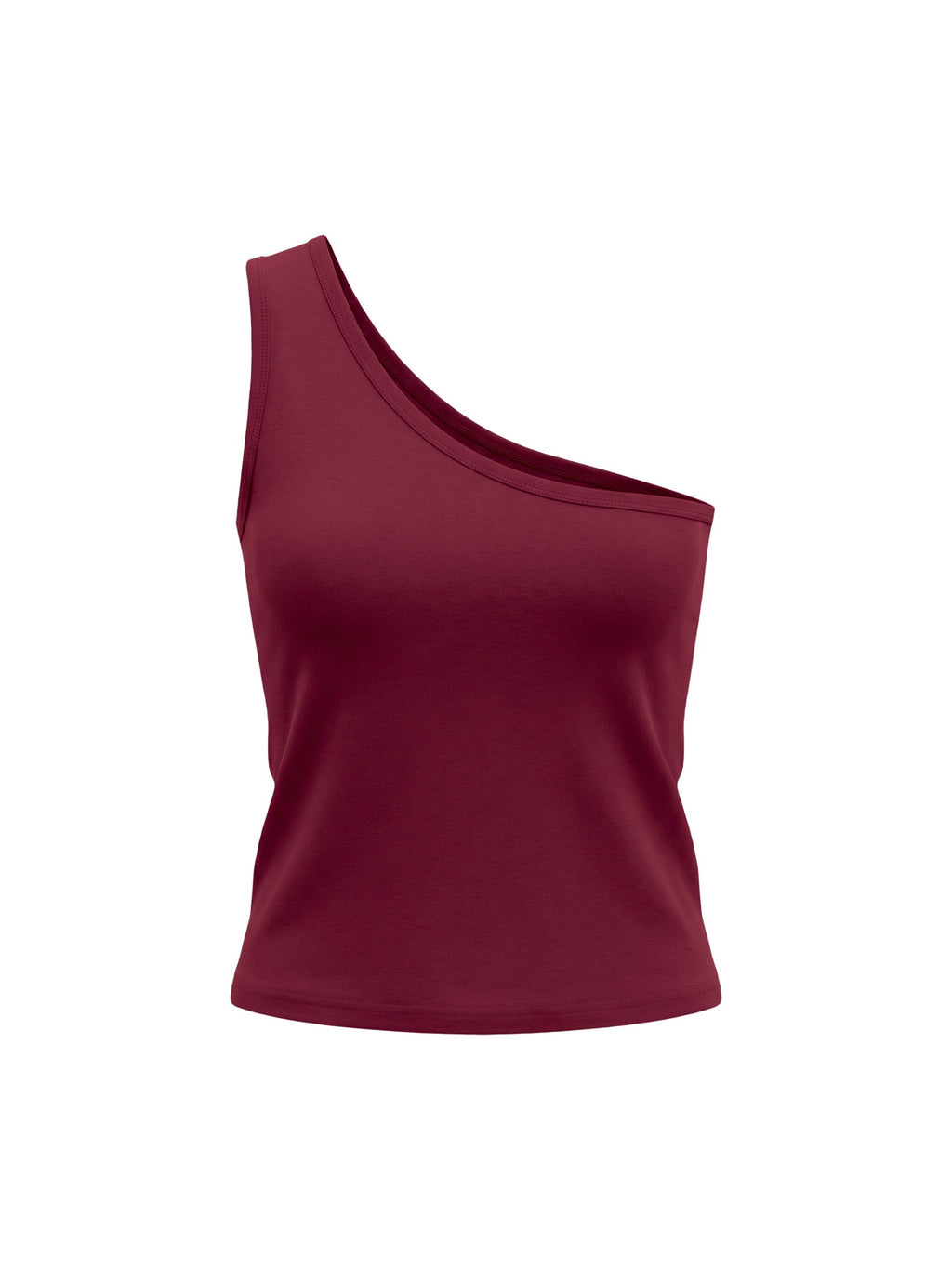 Women's One-Shoulder Crop Tank Top