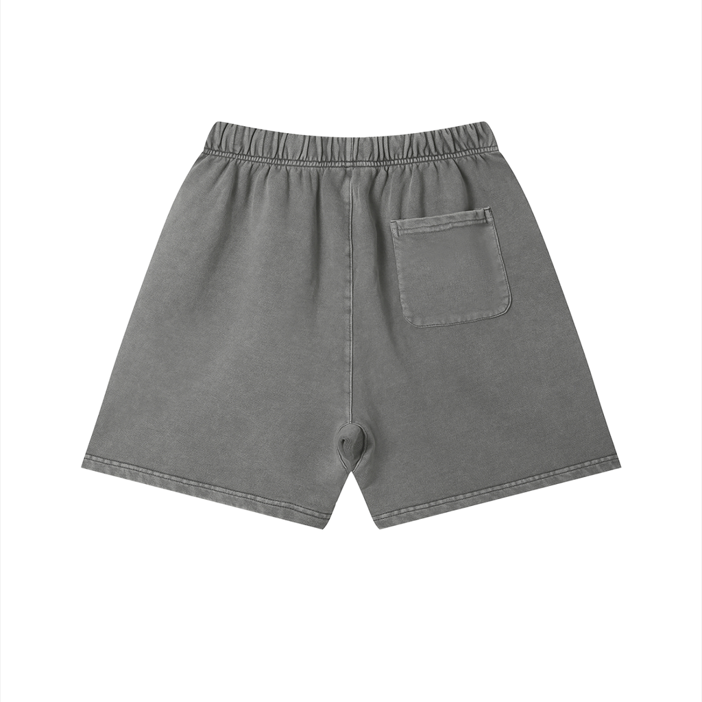 Unisex Vintage Wash Cotton Shorts
