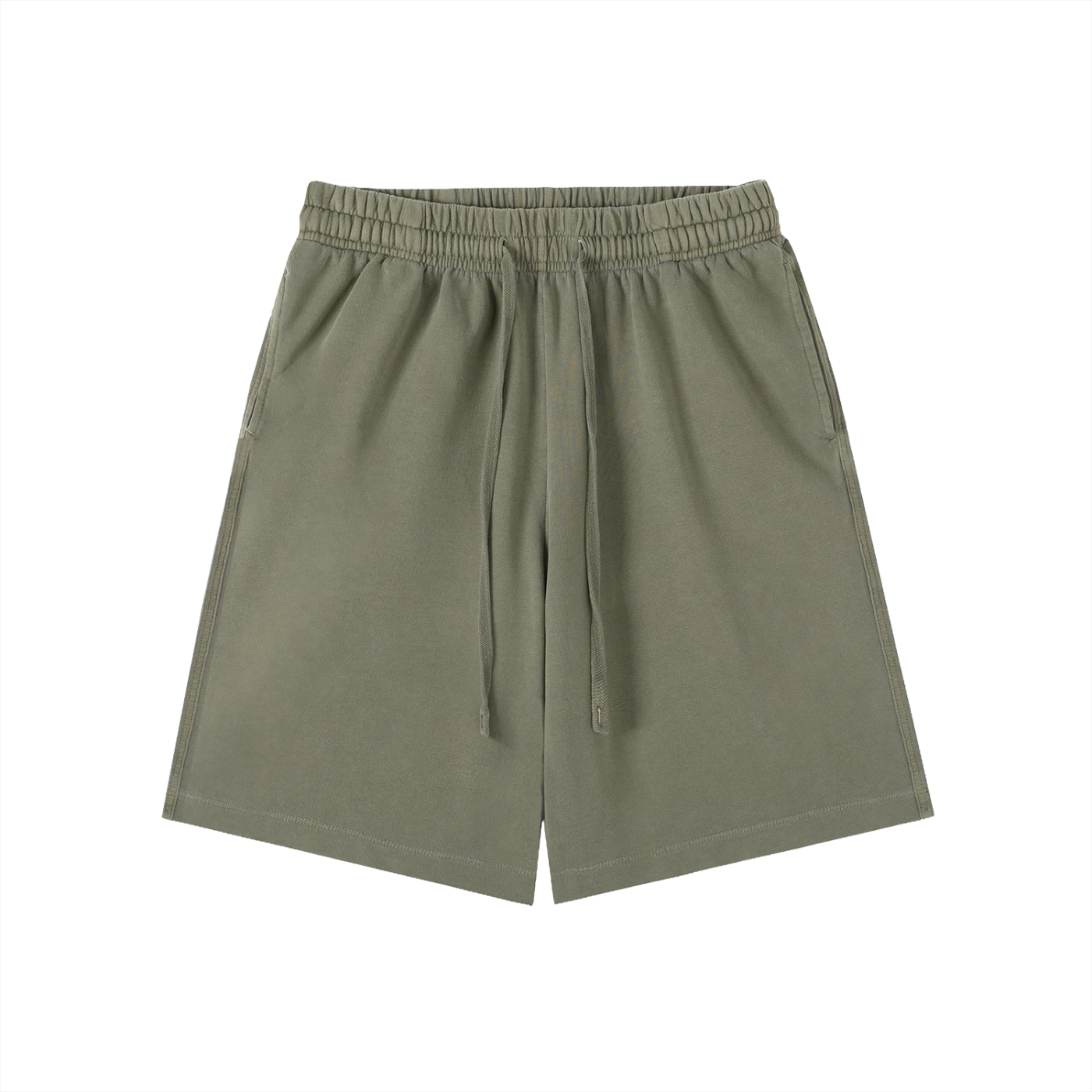 Vintage-Wash Cotton Shorts