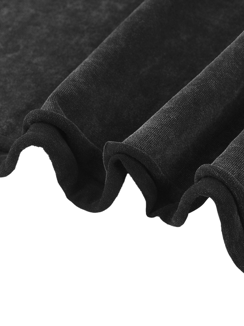 Unisex Mineral Wash Raw Edge T-Shirt